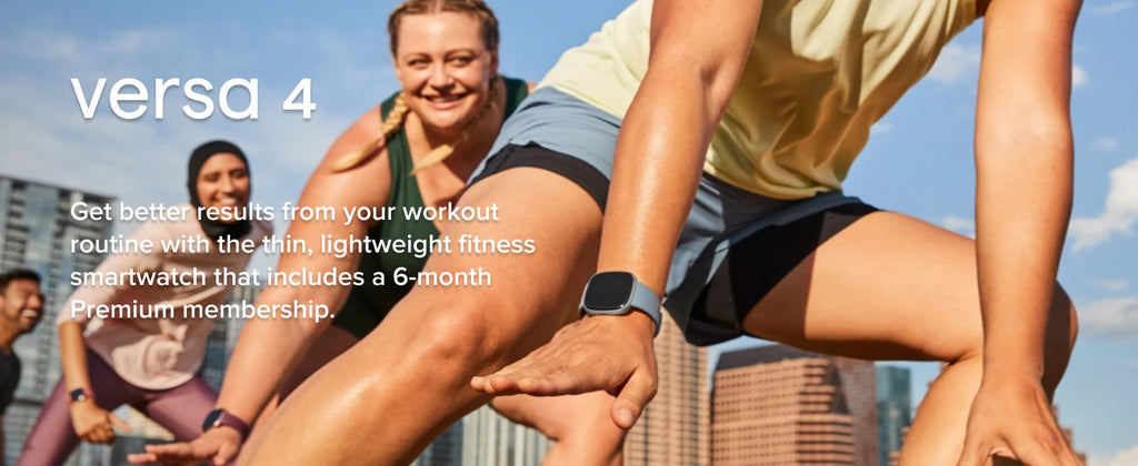 Fitbit Versa 4 Smartwatch GPS Fitness Tracker 24/7 Heart Rate SpO2 Sleep Monitor 50m Waterproof for Running Swimming Gym Outdoor