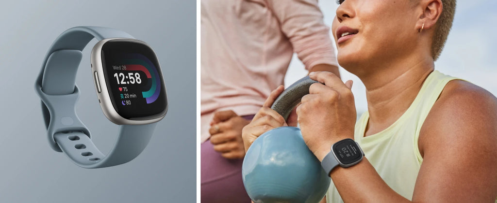 Fitbit Versa 4 Smartwatch GPS Fitness Tracker 24/7 Heart Rate SpO2 Sleep Monitor 50m Waterproof for Running Swimming Gym Outdoor