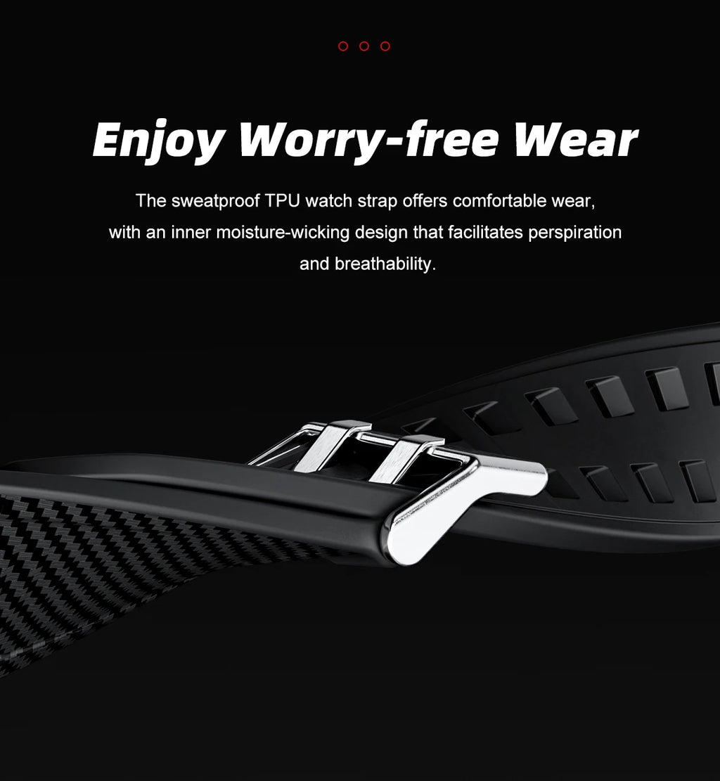 New 3 in 1 Smart Watch for Men With TWS Headset Rugged Military Bluetooth Call Fitness Tracker IP67 Waterproof  for Android iOS