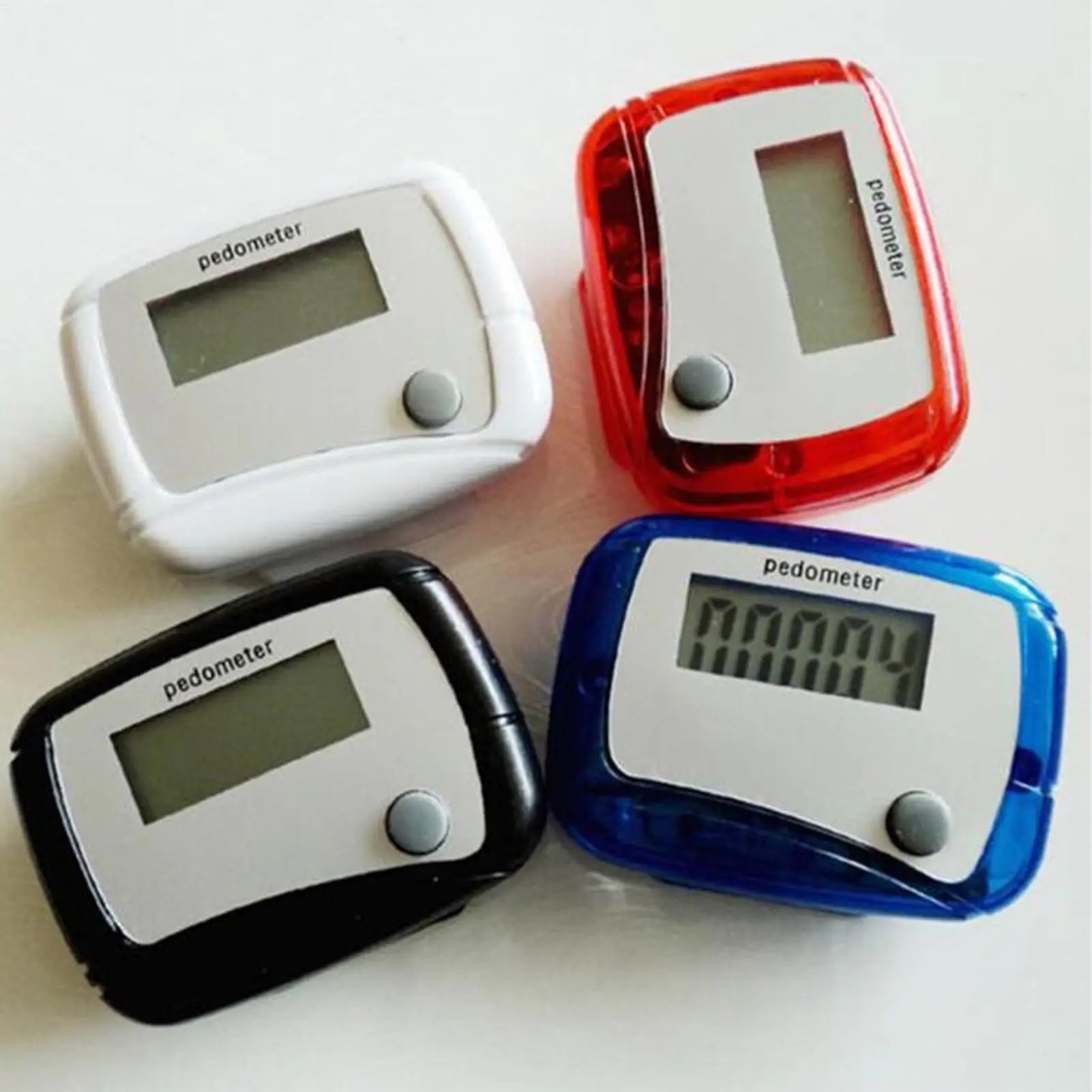 Pedometer for Walking Digital Fitness Sports Walk Meter 3D Step Pedometer for Sports Running Training Hiking Backpacking Travel