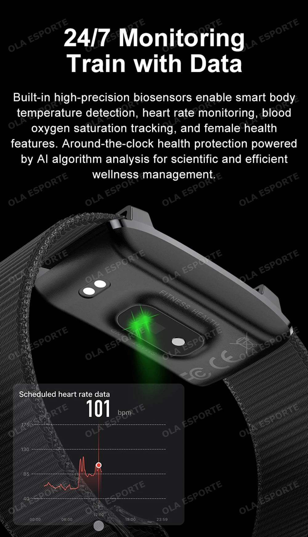 New No Screen Smart Bracelet Fitness Tracker Pedometer Breathable Sport Wristband Message Reminder Heart Rate Monitor Smartwatch