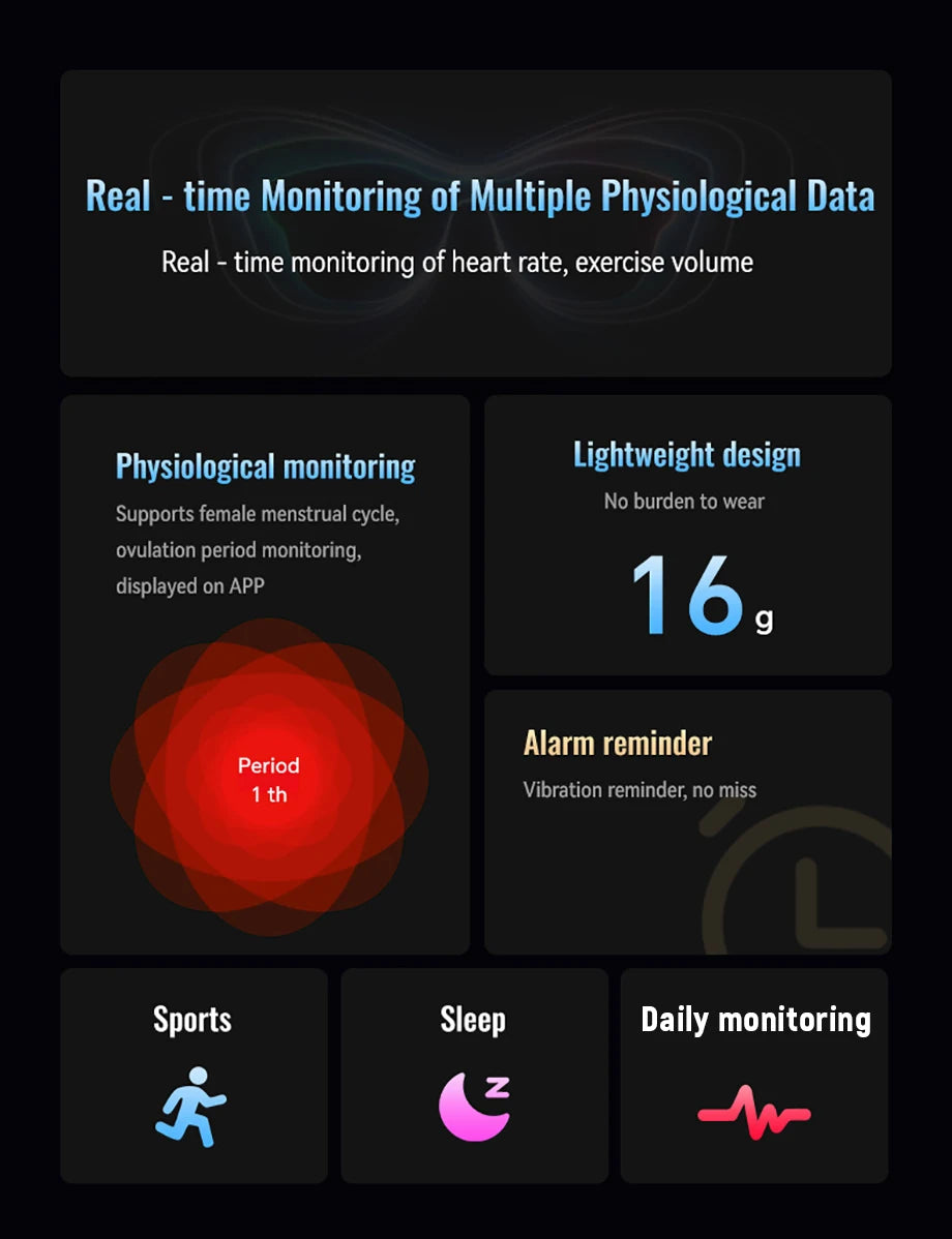 LIGE Sport Band Men Women Fitness Smart Bracelet No Screen Heart Rate Blood Monitor Smart Watch Waterproof Multifunction Watches