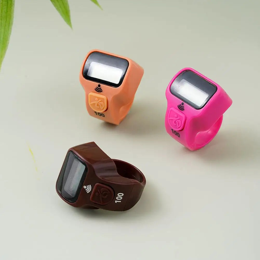 Fitness Electronic Finger Counter, Mini Digital Display Hand Tally Counter 5-Digit Number Count Clicker Resettable Clicker