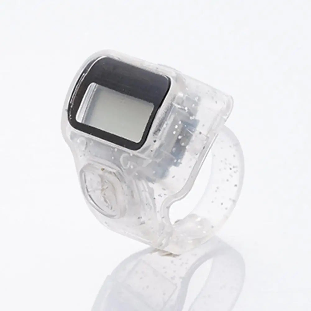 Fitness Finger Counter, Mini Digital Display Hand Counter Click Manual Digital Clicker For Tracking Swim Laps Or Running Laps