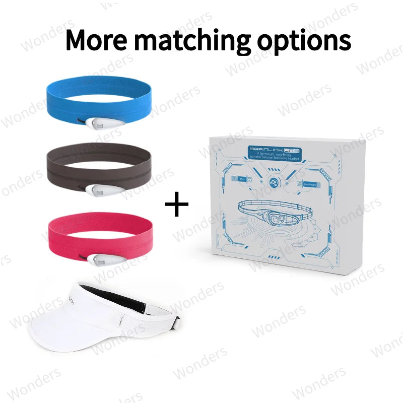 Brainlink Lite Headset Ultra Light EEG PU Headband Mind Control Device for Mental Fitness Wireless Mindlink Sensor with SDK