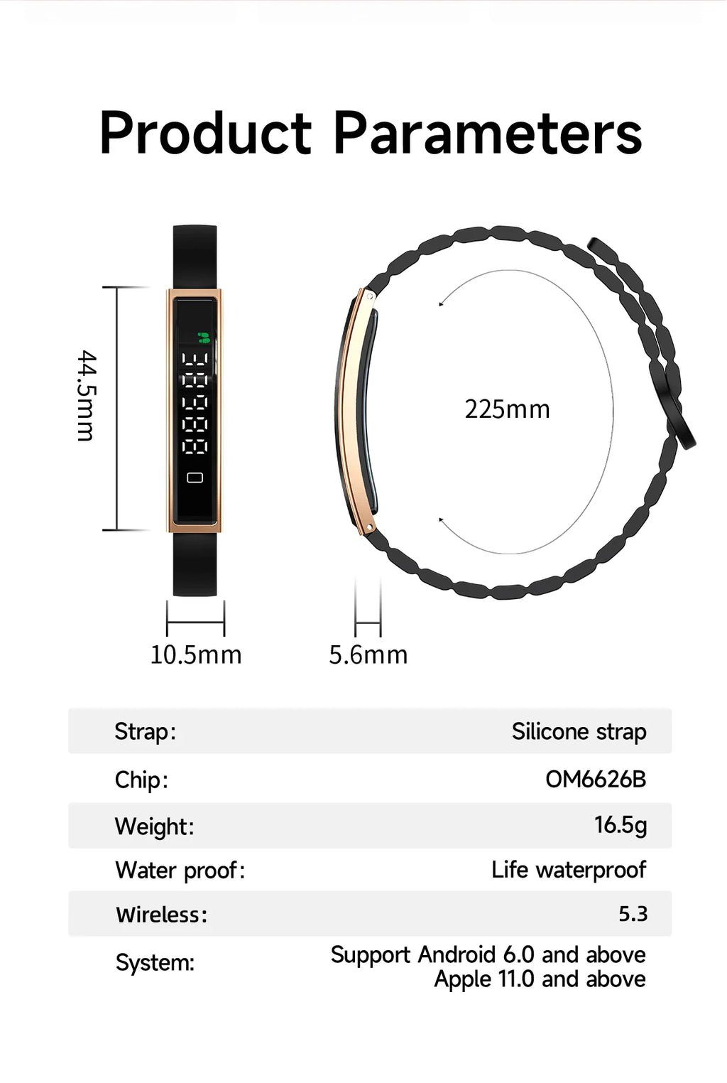 Daily Fitness Tracker Women Sport Smart Bracelet 2026 New Fashion Heart Rate Health Monitoring IP68 Waterproof Smart Watch Men