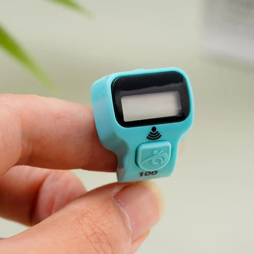 Fitness Electronic Finger Counter, Mini Digital Display Hand Tally Counter 5-Digit Number Count Clicker Resettable Clicker