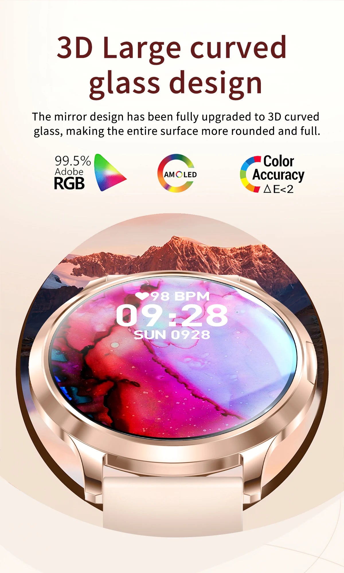2026 New Smart Watch For Women Gift 1.32 Inch Full Touch Screen Sports Fitness Watches Bluetooth Calls Digital Smartwatch Ladies