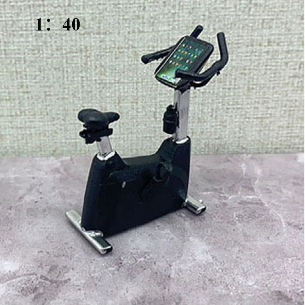 High Quality 1:12 Dollhouse Fitness Equipment Mini DIY Doll House Treadmill Dollhouse Accessory Dollhouse Decoration