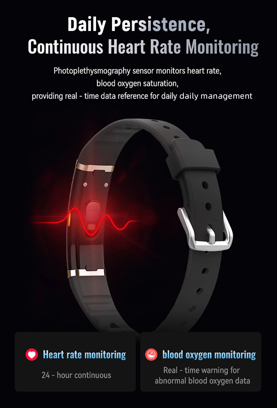 LIGE Sport Band Men Women Fitness Smart Bracelet No Screen Heart Rate Blood Monitor Smart Watch Waterproof Multifunction Watches