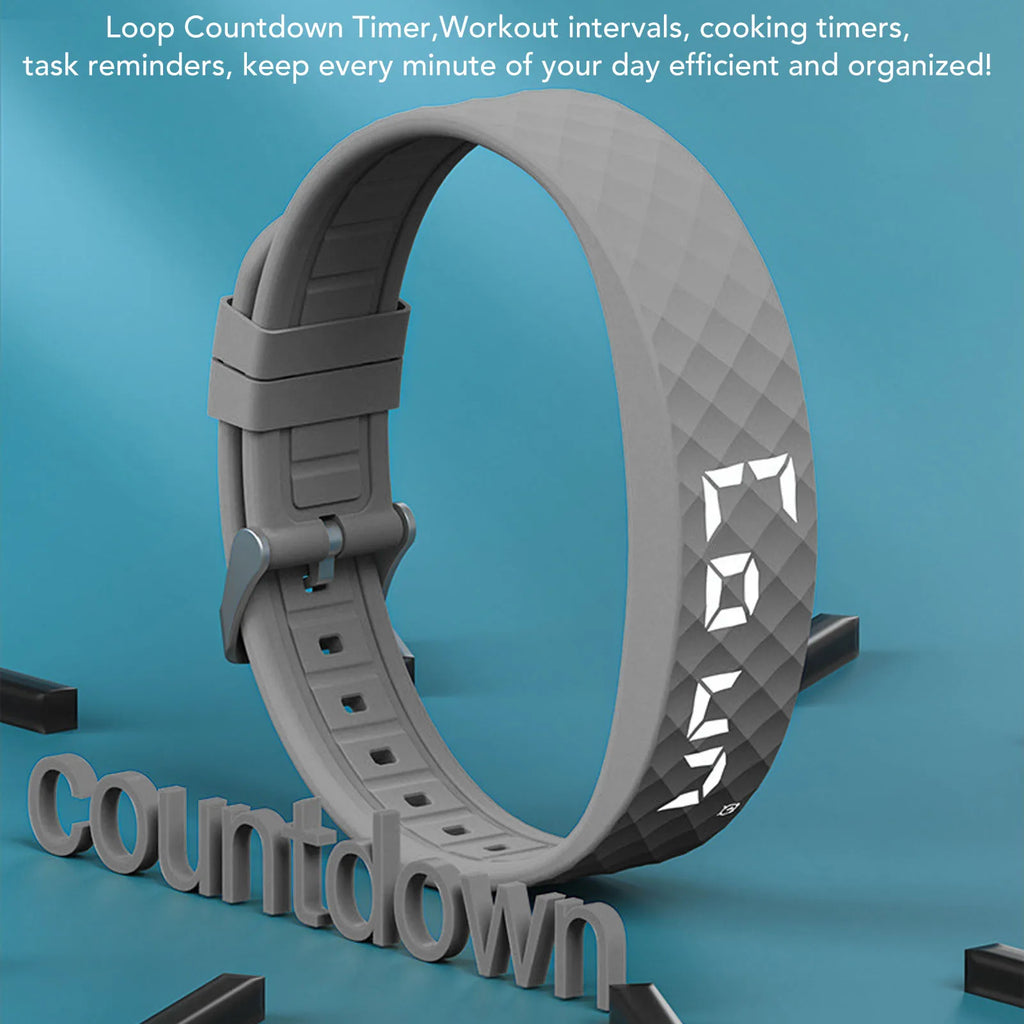 Health Smart Bracelet Silicone Vibration Alert USB Rechargeable Wearable Fitness Tracker Step Counter for Sleep Sports Tracking