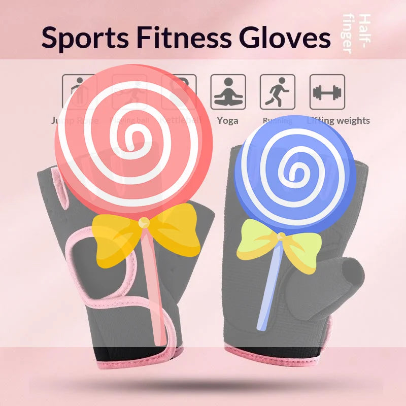 Fitness Gloves with Half Finger Design for Weightlifting and Dumbbell Training Ideal for Gym Use