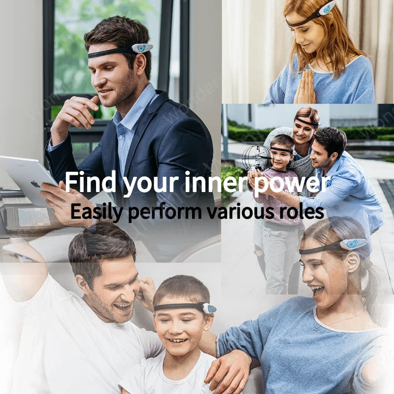 Brainlink Lite Headset Ultra Light EEG PU Headband Mind Control Device for Mental Fitness Wireless Mindlink Sensor with SDK