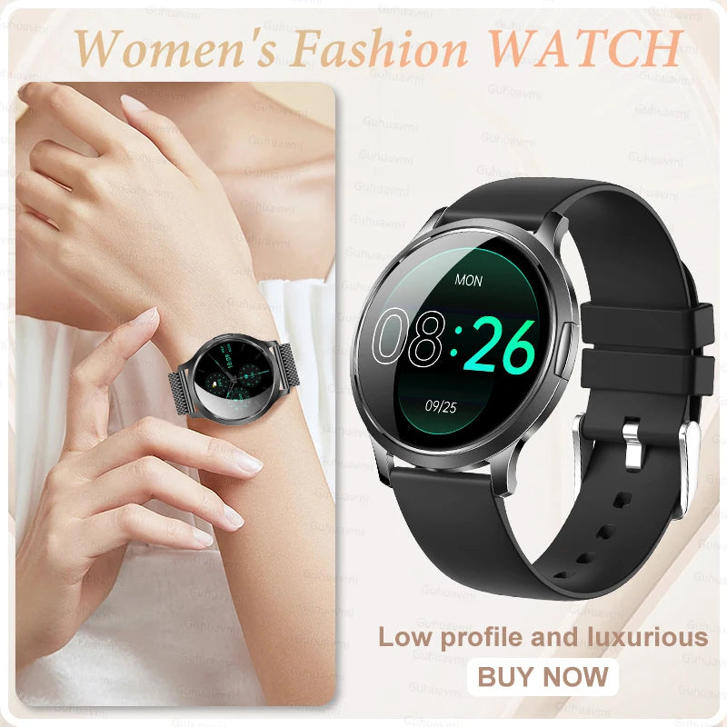 2026 New Smart Watch For Women Gift 1.32 Inch Full Touch Screen Sports Fitness Watches Bluetooth Calls Digital Smartwatch Ladies