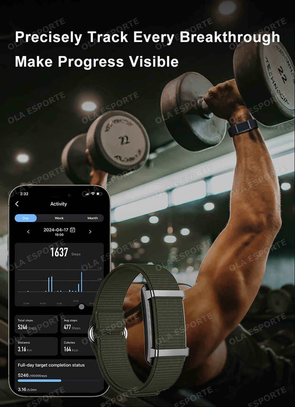 New No Screen Smart Bracelet Fitness Tracker Pedometer Breathable Sport Wristband Message Reminder Heart Rate Monitor Smartwatch