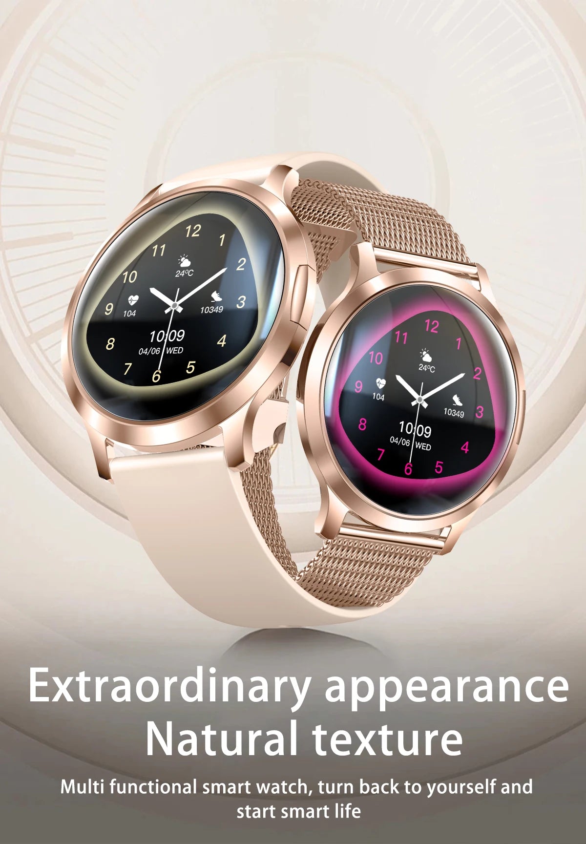 2026 New Smart Watch For Women Gift 1.32 Inch Full Touch Screen Sports Fitness Watches Bluetooth Calls Digital Smartwatch Ladies
