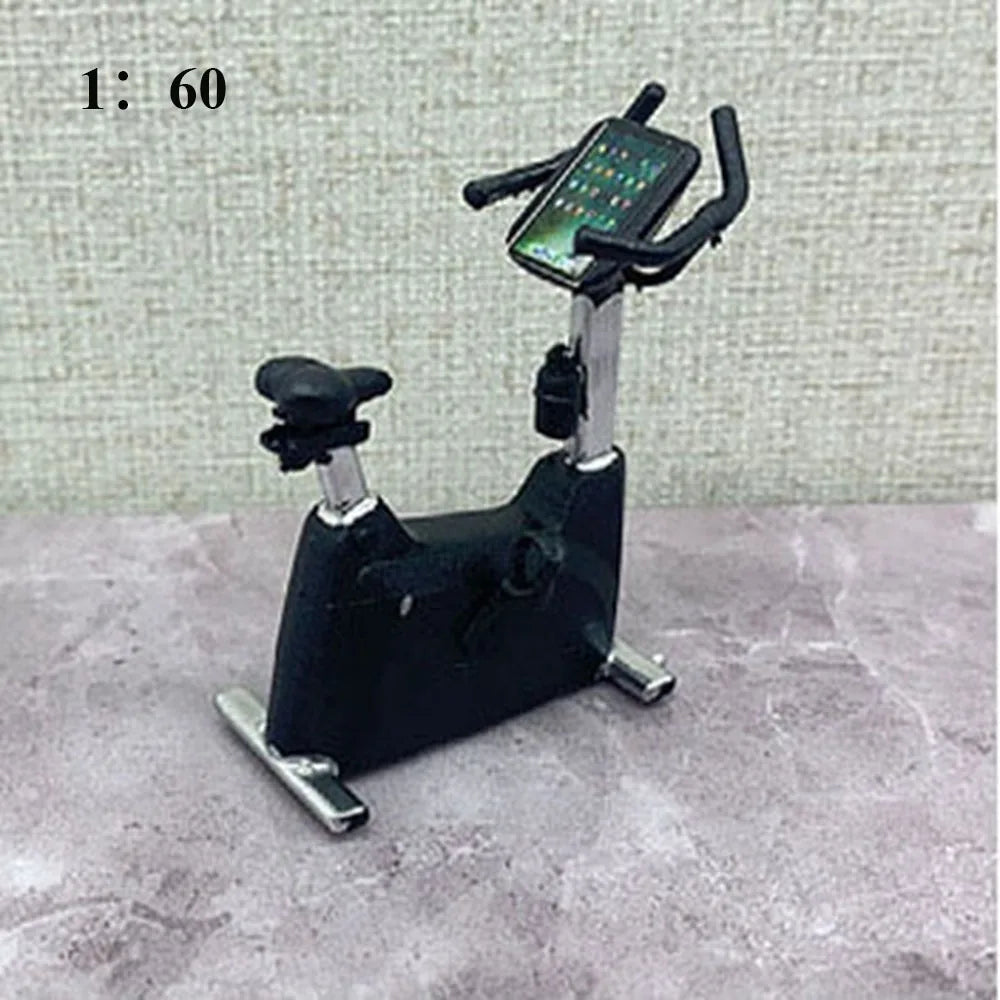 High Quality 1:12 Dollhouse Fitness Equipment Mini DIY Doll House Treadmill Dollhouse Accessory Dollhouse Decoration