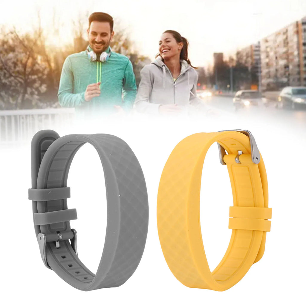 Health Smart Bracelet Silicone Vibration Alert USB Rechargeable Wearable Fitness Tracker Step Counter for Sleep Sports Tracking