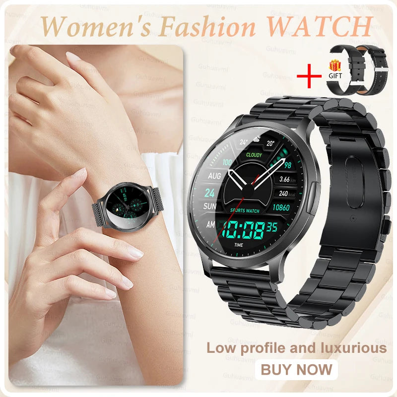 2026 New Smart Watch For Women Gift 1.32 Inch Full Touch Screen Sports Fitness Watches Bluetooth Calls Digital Smartwatch Ladies