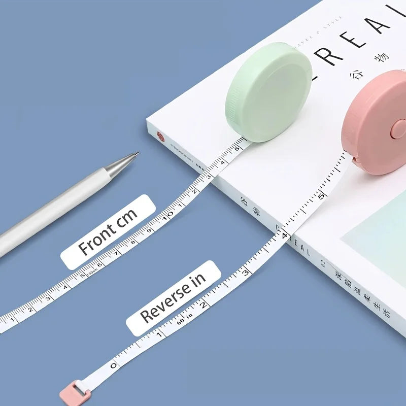 Body fat caliper and Waist Measurement Tape set - handheld fat caliper and tape combination, portable fitness measuring tool