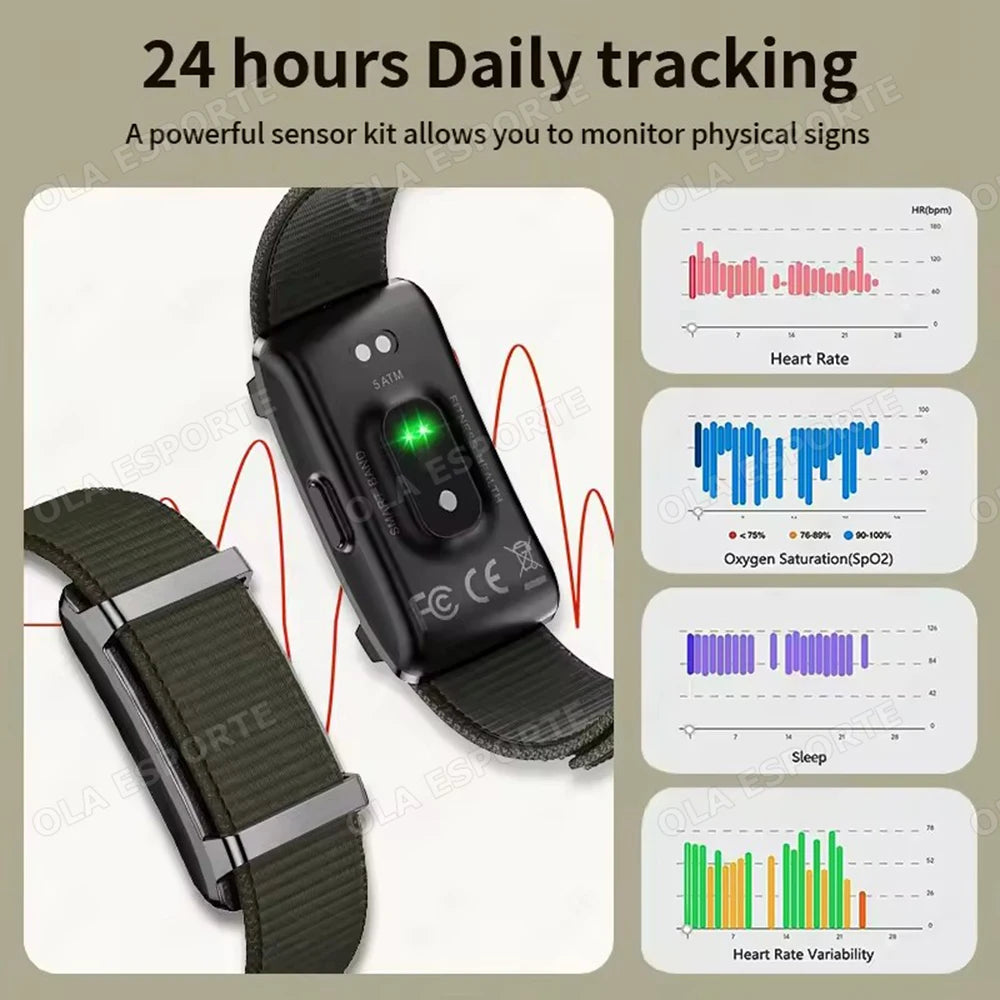 New No Screen Smart Bracelet Fitness Tracker Pedometer Breathable Sport Wristband Message Reminder Heart Rate Monitor Smartwatch