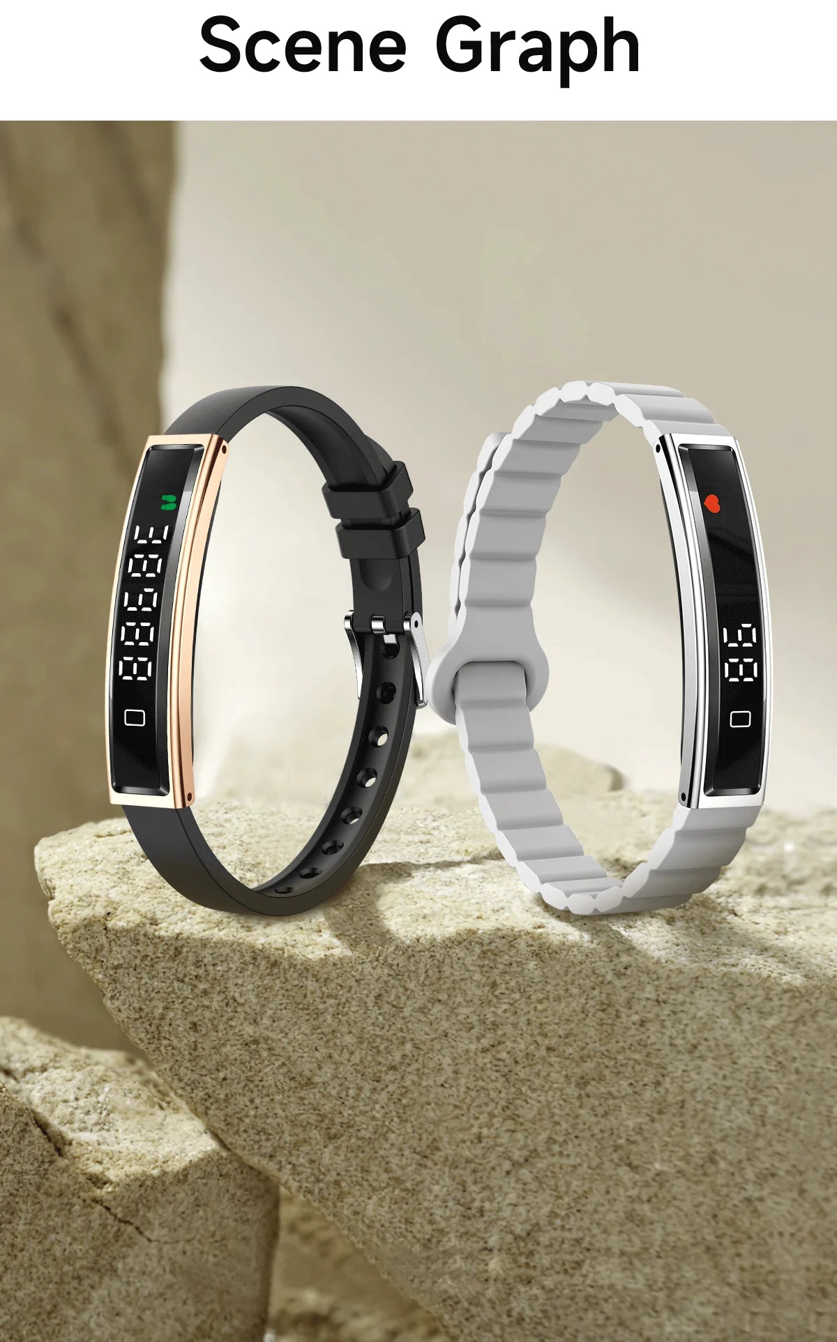 Daily Fitness Tracker Women Sport Smart Bracelet 2026 New Fashion Heart Rate Health Monitoring IP68 Waterproof Smart Watch Men