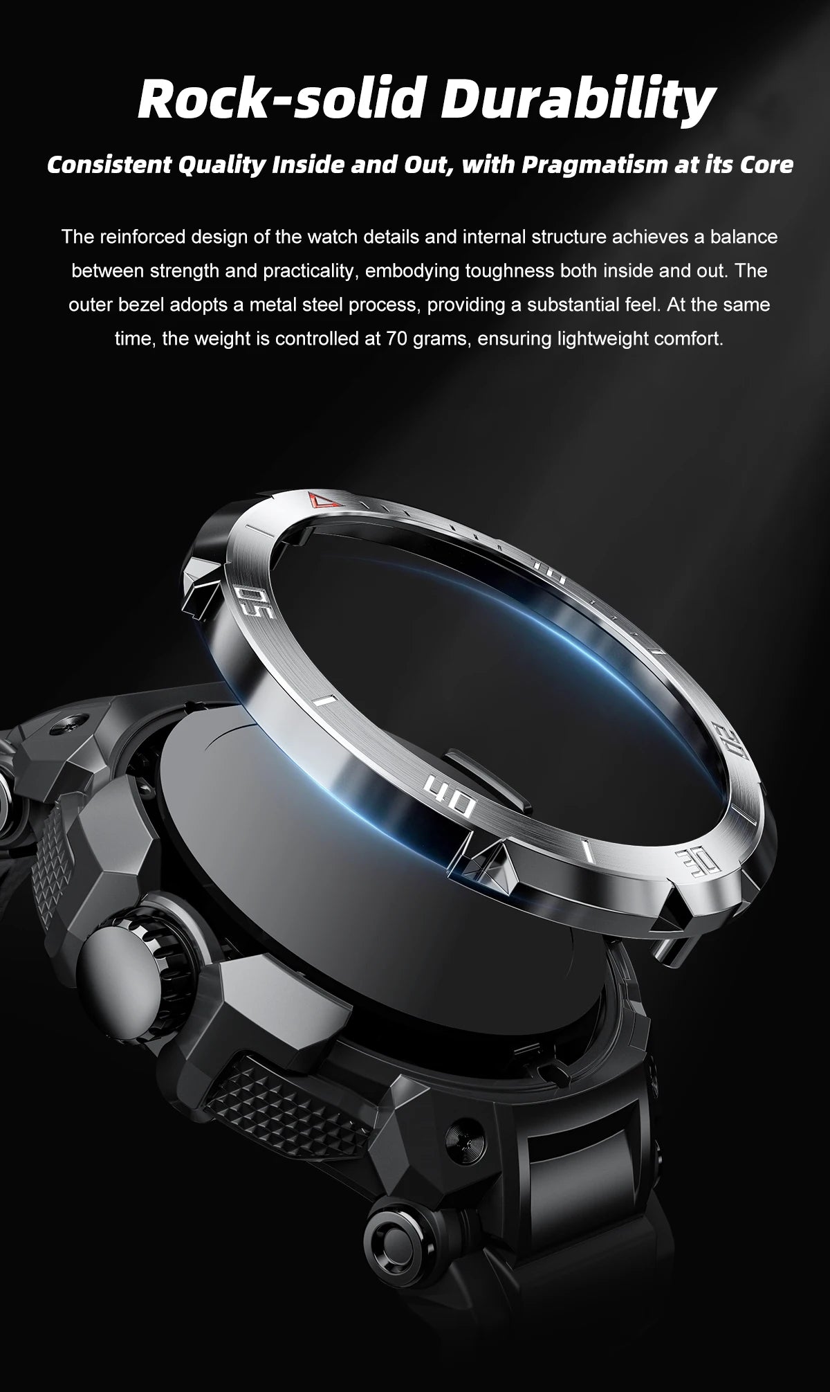 New 3 in 1 Smart Watch for Men With TWS Headset Rugged Military Bluetooth Call Fitness Tracker IP67 Waterproof  for Android iOS