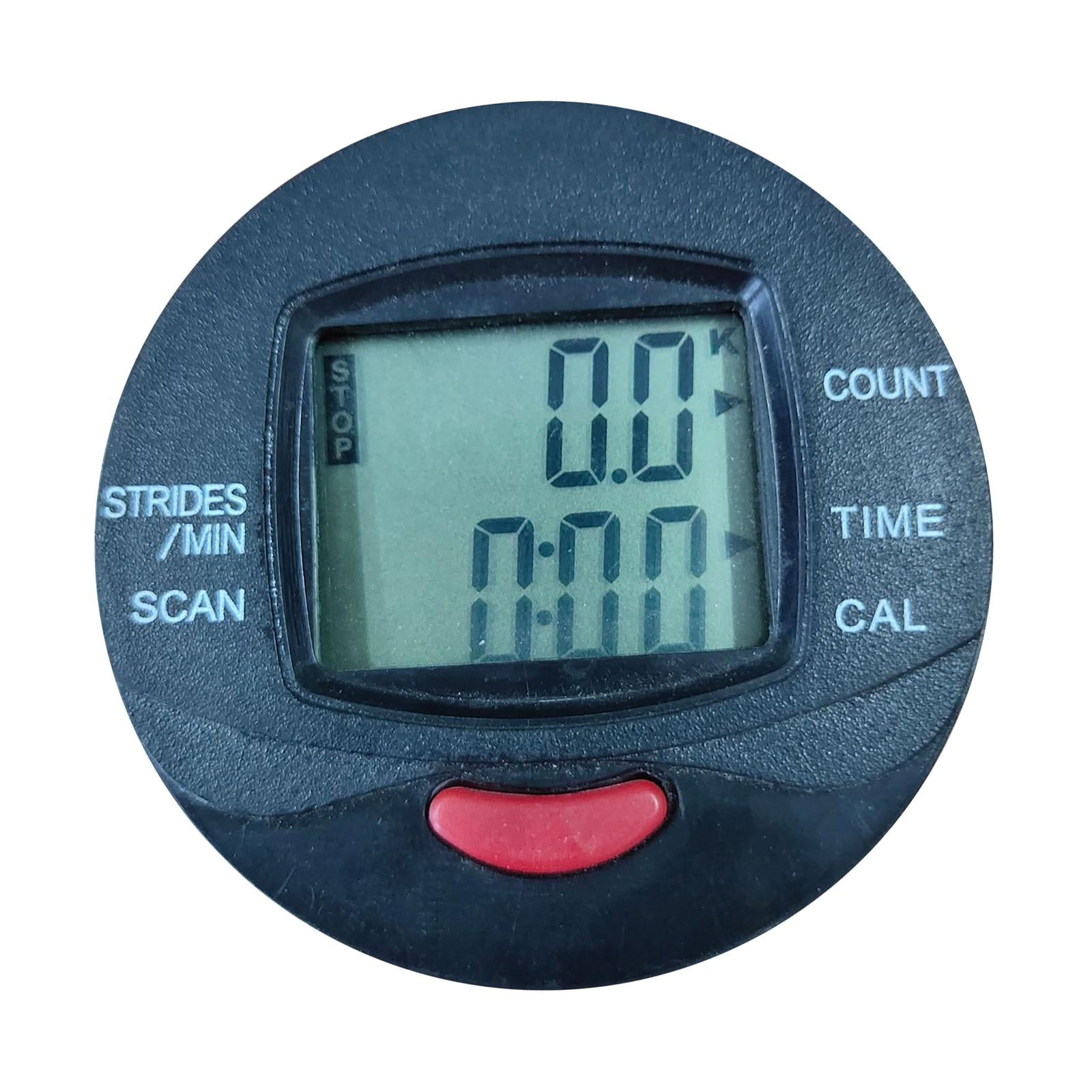Multi Function Pedometer Counter Electronic Speed Meter Digital Monitor Meter Fits Step Machine Pedal Machine Calories Time