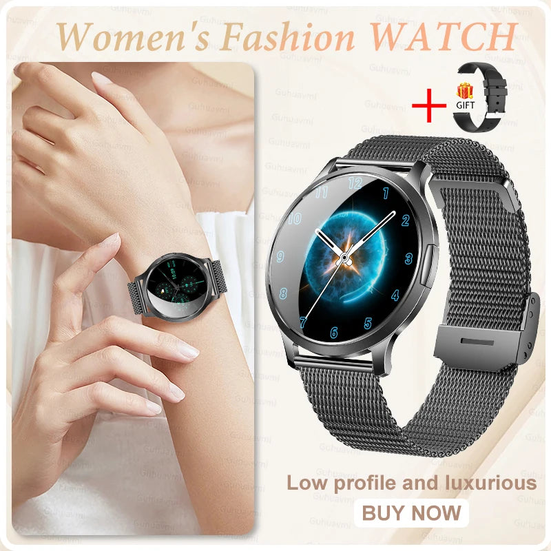 2026 New Smart Watch For Women Gift 1.32 Inch Full Touch Screen Sports Fitness Watches Bluetooth Calls Digital Smartwatch Ladies