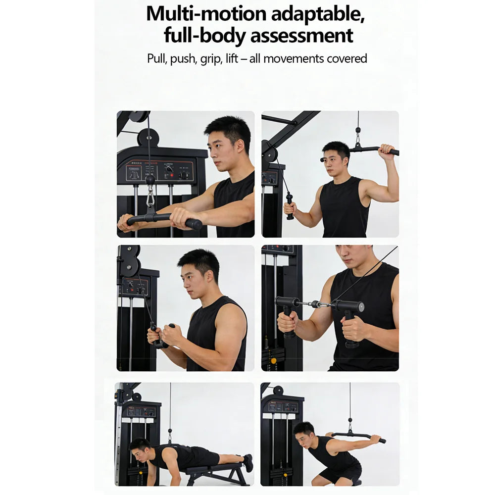 2026 New 500kg High-Precision Isometric Strength Tester, Fitness  Power Testing Equipment,