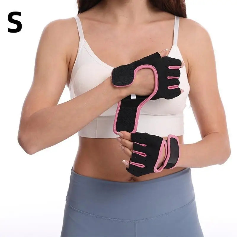 Fitness Gloves with Half Finger Design for Weightlifting and Dumbbell Training Ideal for Gym Use