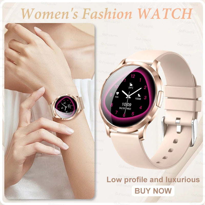 2026 New Smart Watch For Women Gift 1.32 Inch Full Touch Screen Sports Fitness Watches Bluetooth Calls Digital Smartwatch Ladies