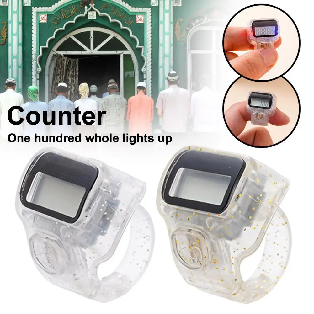 Fitness Finger Counter, Mini Digital Display Hand Counter Click Manual Digital Clicker For Tracking Swim Laps Or Running Laps