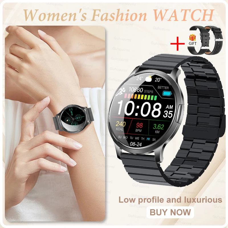 2026 New Smart Watch For Women Gift 1.32 Inch Full Touch Screen Sports Fitness Watches Bluetooth Calls Digital Smartwatch Ladies