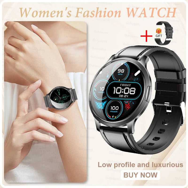 2026 New Smart Watch For Women Gift 1.32 Inch Full Touch Screen Sports Fitness Watches Bluetooth Calls Digital Smartwatch Ladies