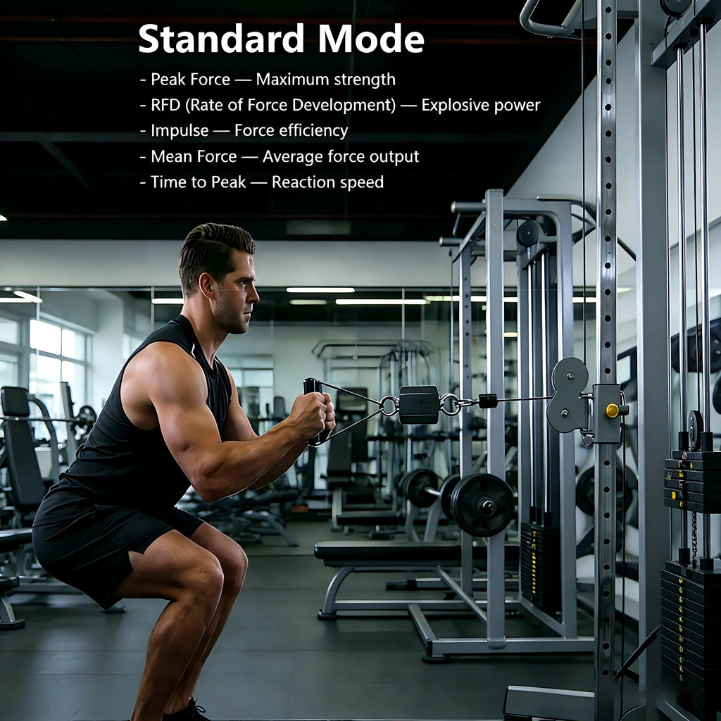2026 New 500kg High-Precision Isometric Strength Tester, Fitness  Power Testing Equipment,