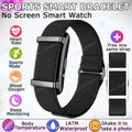 New No Screen Smart Bracelet Fitness Tracker Pedometer Breathable Sport Wristband Message Reminder Heart Rate Monitor Smartwatch
