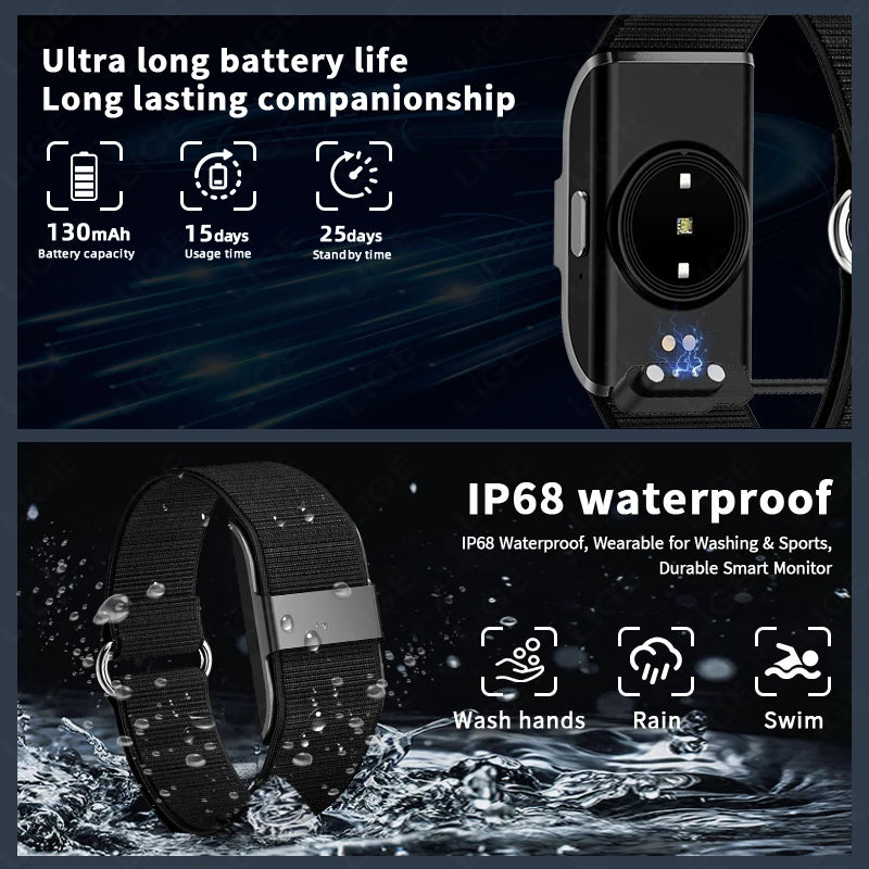 Fitness Tracker Sport Band Men No Screen Smart Bracelet Women Heart Rate Sleep Monitor Pedometer Waterproof Electronic Bracelet