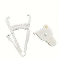 1 Set Body Fat Measuring Device and Waist Tape Combination-Handheld Fat Meter and Tape Measure,Portable Fitness Measurement Too
