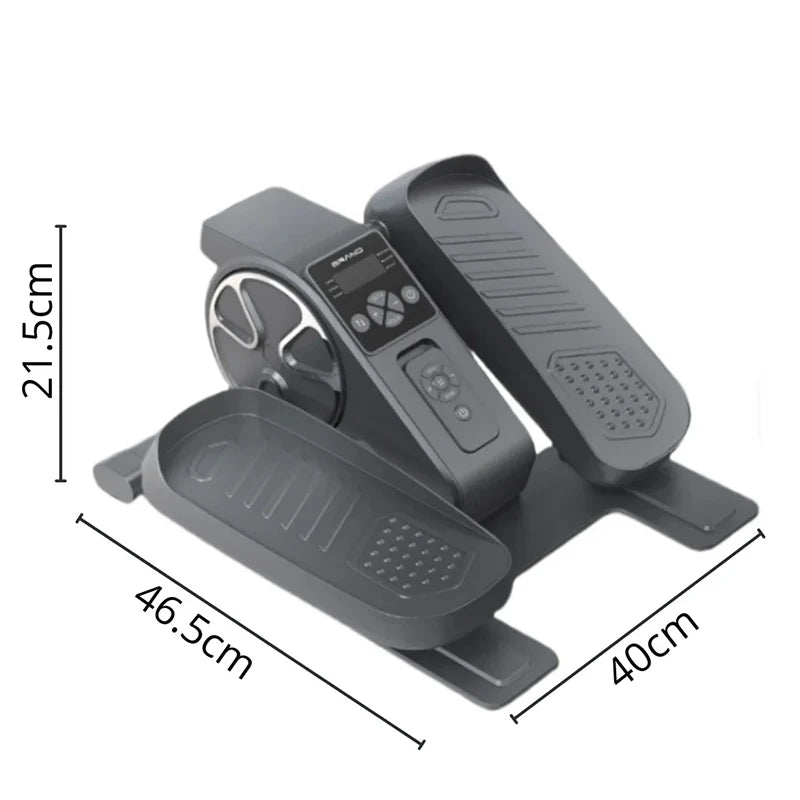 Pedal Exerciser with LCD Screen Remote Control Foot Cycle for Leg Toning Home Office Desk Fitness and Rehabilitation