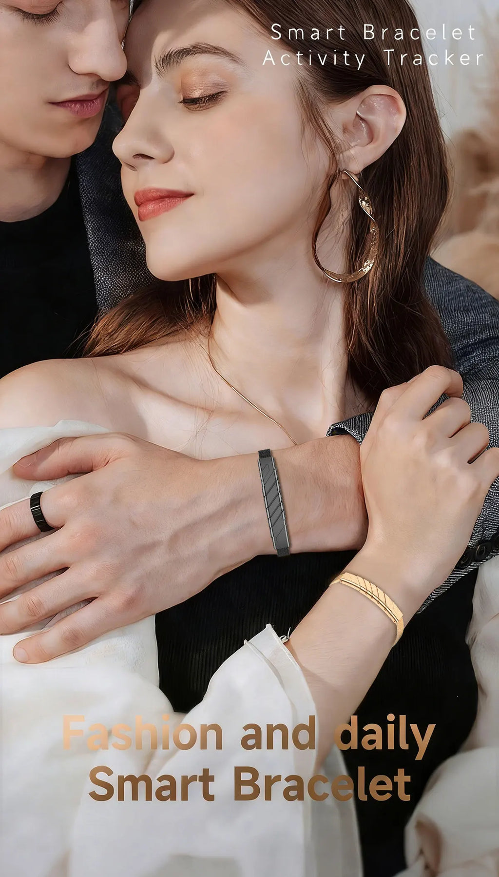 No Screen Smart Band Bracelet New Sports Women Fitness Tracker Heart Rate Blood Oxygen Sleep Monitor Pedometer Smartwatch 2026