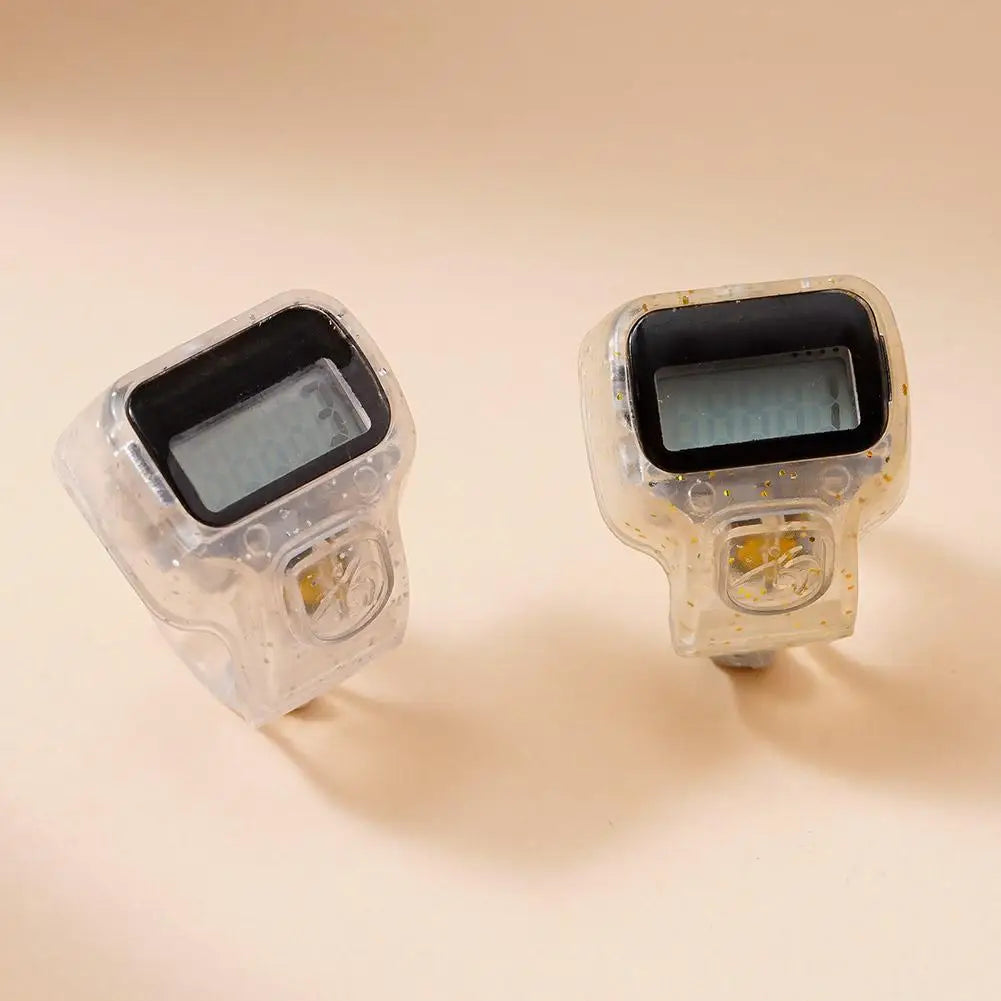 Fitness Finger Counter, Mini Digital Display Hand Counter Click Manual Digital Clicker For Tracking Swim Laps Or Running Laps