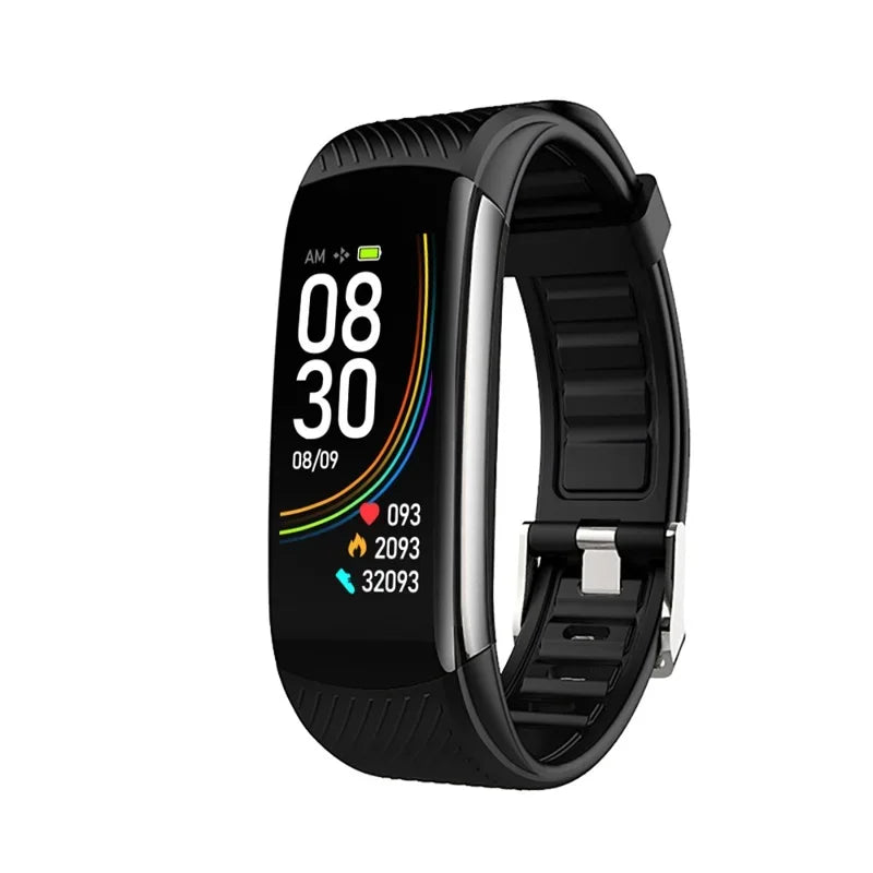 Fitness Bracelet For IOS Android Phone C6T Smart Watch Men Women Waterproof Wristband Body Temperature Monitor Smartwatch