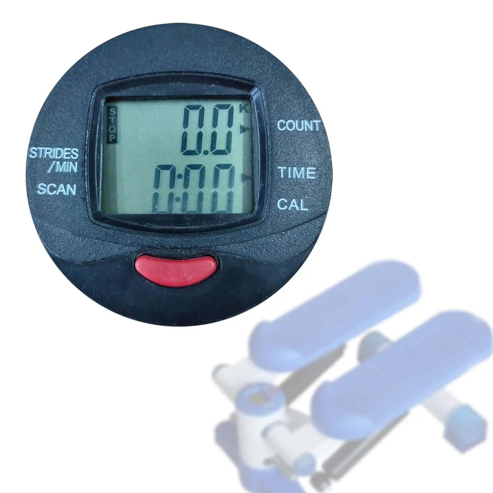 Multi Function Pedometer Counter Electronic Speed Meter Digital Monitor Meter Fits Step Machine Pedal Machine Calories Time
