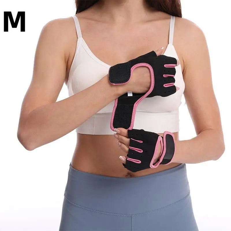 Fitness Gloves with Half Finger Design for Weightlifting and Dumbbell Training Ideal for Gym Use