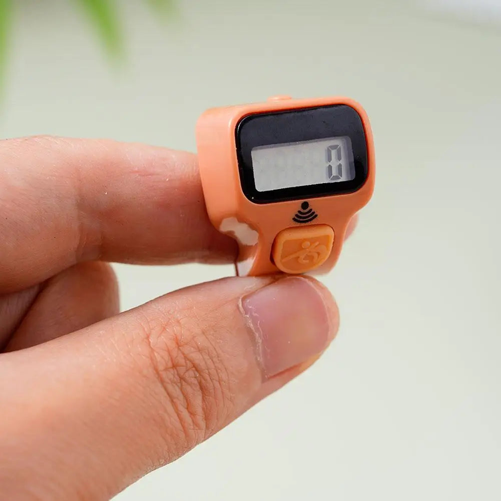 Fitness Electronic Finger Counter, Mini Digital Display Hand Tally Counter 5-Digit Number Count Clicker Resettable Clicker