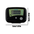 Pedometer for Walking Digital LCD Compact Movement Monitor Monitor for Recording Distance Fitness Exercise Running Hiking