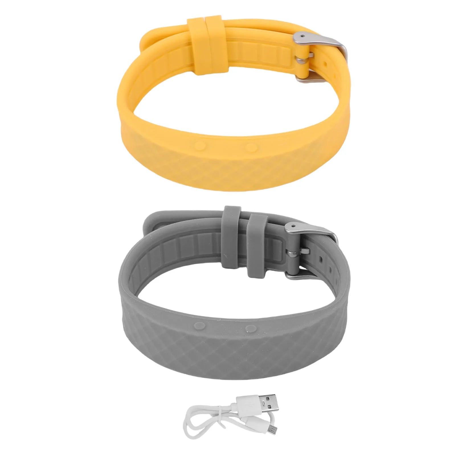Health Smart Bracelet Silicone Vibration Alert USB Rechargeable Wearable Fitness Tracker Step Counter for Sleep Sports Tracking