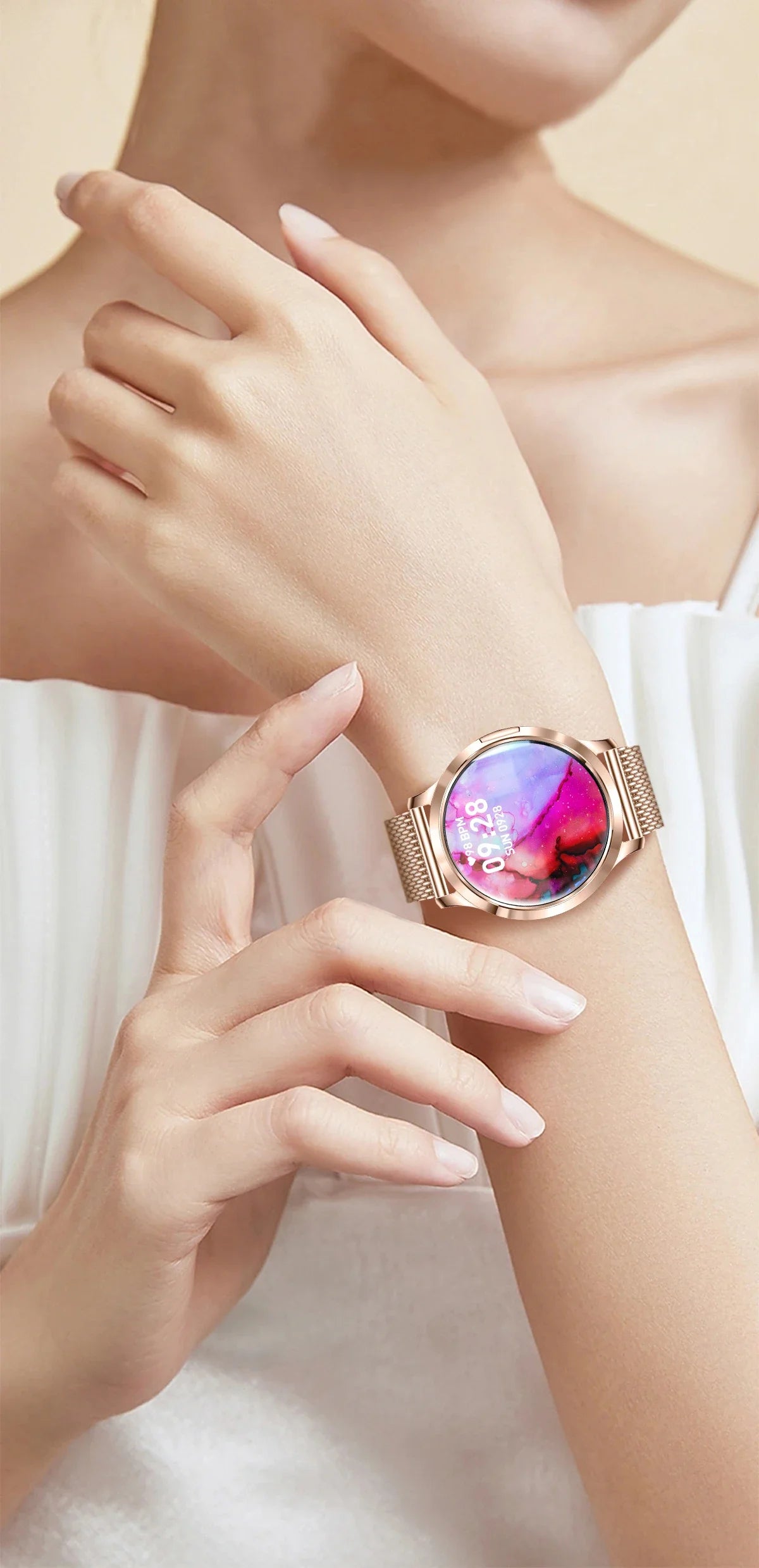 2026 New Smart Watch For Women Gift 1.32 Inch Full Touch Screen Sports Fitness Watches Bluetooth Calls Digital Smartwatch Ladies