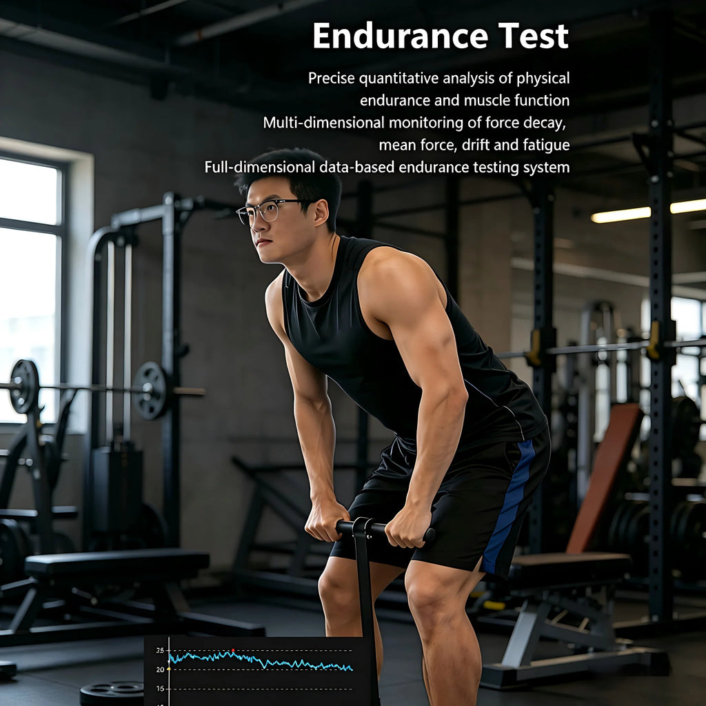 2026 New 500kg High-Precision Isometric Strength Tester, Fitness  Power Testing Equipment,